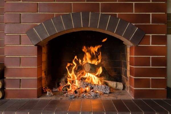 Brick Fireplace Installation in Woodbridge