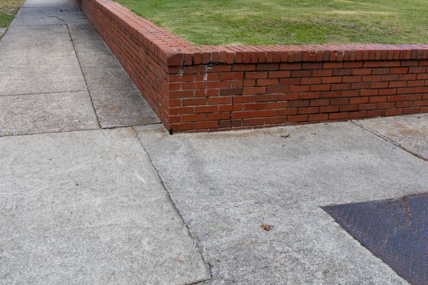 Brick Retaining Wall Repair in Woodbridge